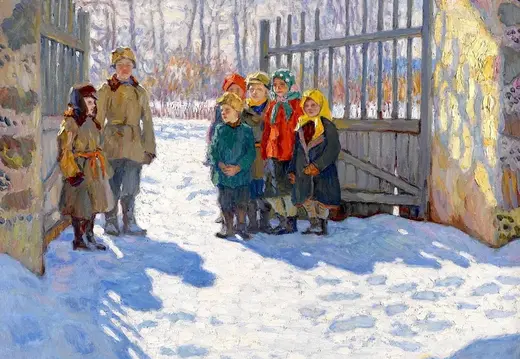1929. Николай Богданов-Бельский - Солнце в марте